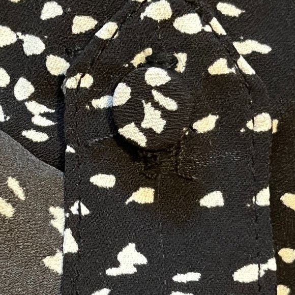 41 HAWTHORN Blouse Sz 1X V Neck Tunic Top Adjustable 3/4 Sleeves Curvy - Picture 13 of 15